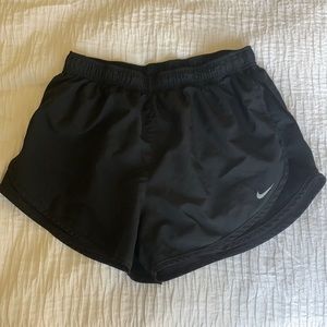 Nike Dri Fit Black Running Shorts Size Large